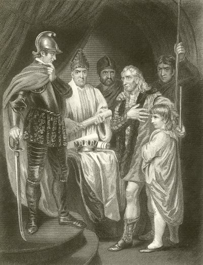 Balliol oddając koronę Edwardowi I autorstwa John Opie