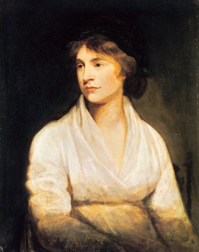Portret Mary Wollstonecraft, ok. 1797 (olej na płótnie) autorstwa John Opie