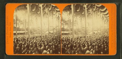 Światowy Jubileusz Pokoju lub Boston Coliseum, 1872 r autorstwa John P. Soule