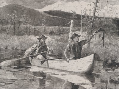Pułapka w Adirondacks w każdą sobotę, tom. I, Nowa seria, 24 października 1870. autorstwa John Parker Davis