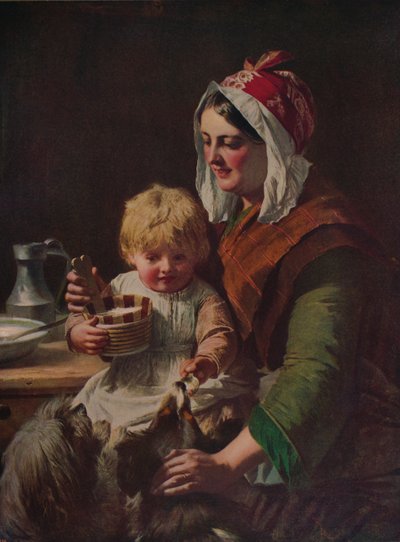 Pora posiłku, ok. 1850, ok. 1915 r autorstwa John Phillip