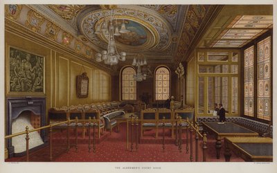 Sala Sądu Radnego. Guildhall, City of London autorstwa John Phillipp Emslie