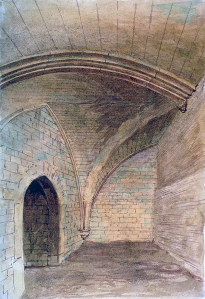 Krypta św. Michała, Aldgate, Londyn, 1876 r. autorstwa John Phillipps Emslie