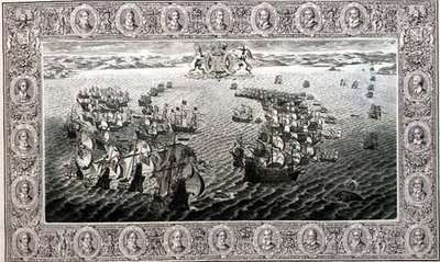 Armada (graviravimas iš gobeleno)poli autorstwa John Pine