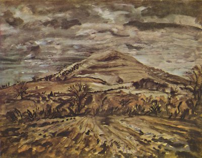 „Wzgórze Hambledon, Dorset”, 1946 r. autorstwa John Piper