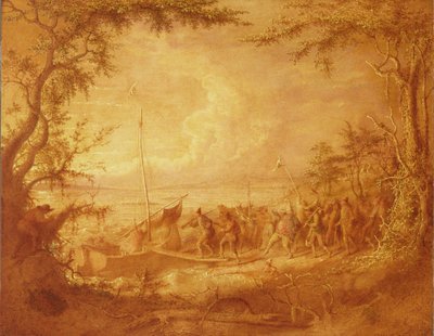 Zaokrętowanie z Communipaw, 1861 autorstwa John Quidor