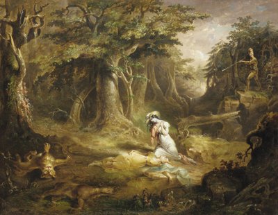Ratunek w skórzanych pończochach, 1832. autorstwa John Quidor