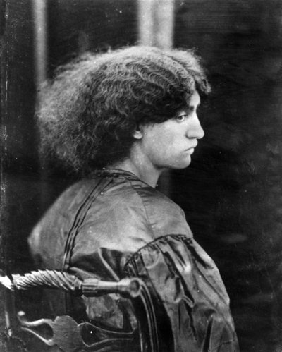 Jane Morris, pozowana przez Dante Gabriel Rossetti, 1865 (druk albumowy) autorstwa John R. Parsons