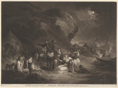 Afrykańska gościnność, 1791. autorstwa John Raphael Smith