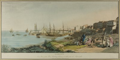 Margate, Wewnętrzny widok na molo, pokoje kąpielowe i zaczerpnięty z okrętów autorstwa John Raphael Smith