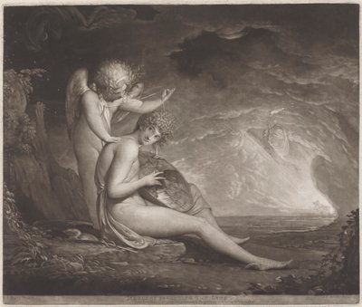 Merkury wynajdujący lirę autorstwa John Raphael Smith