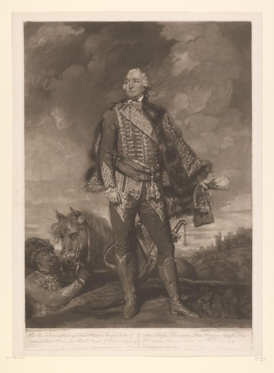 Portret Ludwika Filipa II z Orleanu Jego Najjaśniejsza Wysokość Louis Philippe Joseph Duke of Orleans (...) (tytuł na obiekcie) autorstwa John Raphael Smith