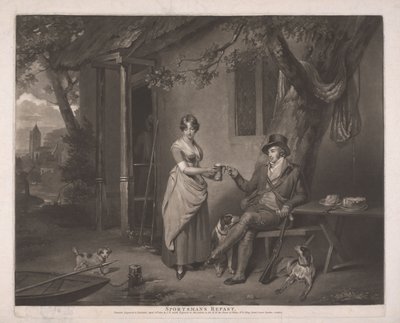 Posiłek myśliwego autorstwa John Raphael Smith