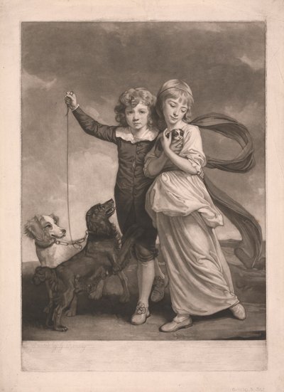 The Clavering Childrenpolish autorstwa John Raphael Smith