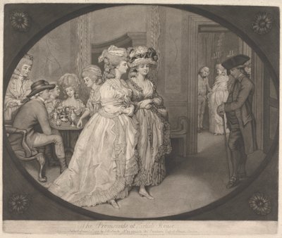 Promenada w Carlisle House autorstwa John Raphael Smith