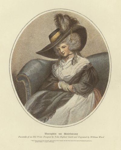 Myśli o małżeństwie autorstwa John Raphael Smith