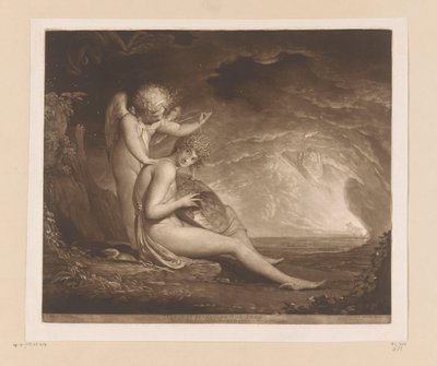 Wynalezienie liry przez Merkurego Merkury wynalazł lirę (tytuł na obiekcie) autorstwa John Raphael Smith