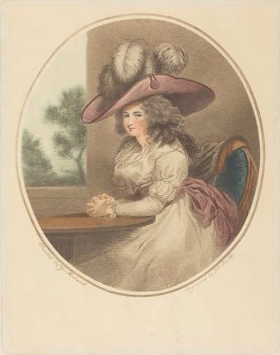 Anne Ward Morland (Delia w mieście) autorstwa John Raphael Smith after George Morland