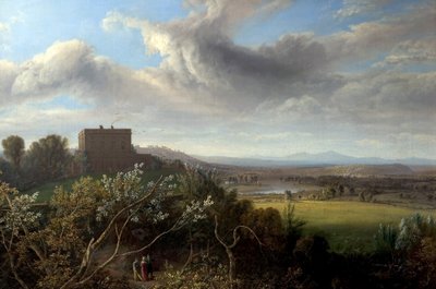 Zamek Nottingham, 1832 autorstwa John Rawson Walker