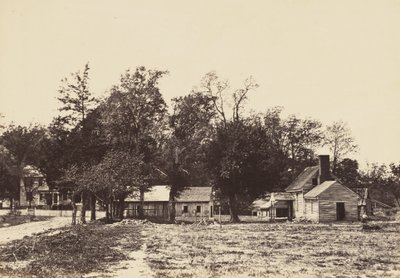 Mechanicsville, Virginia., kwiecień 1865 (odbitka albumowa osadzona na papierze tkanym) autorstwa John Reekie