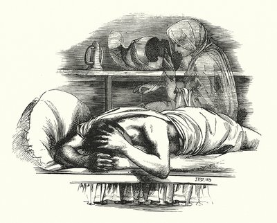 Duch Lukrecji (rycina) autorstwa John Reinhard Weguelin