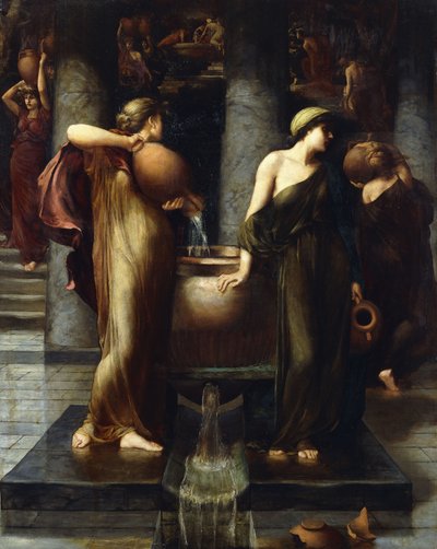 Praca Danaidów, 1878 autorstwa John Reinhard Weguelin