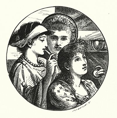 Minstrele (rycina) autorstwa John Reinhard Weguelin