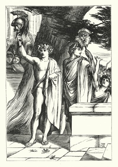 Bliźnięta (grawerunek) autorstwa John Reinhard Weguelin