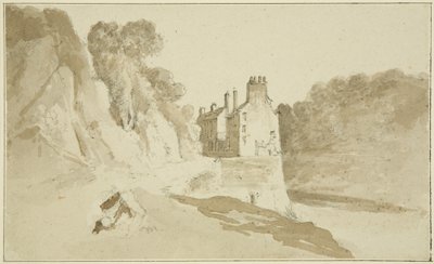 Hotwell House (ołówek i akwarela na papierze) autorstwa John Reverend Eden
