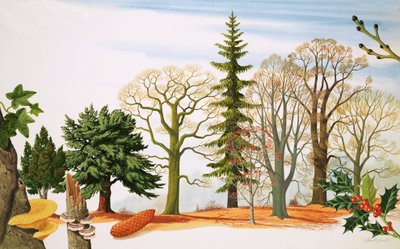 Drzewa zimą autorstwa John Rignall