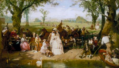 „Letni dzień w Hyde Parku”, 1858 r. autorstwa John Ritchie