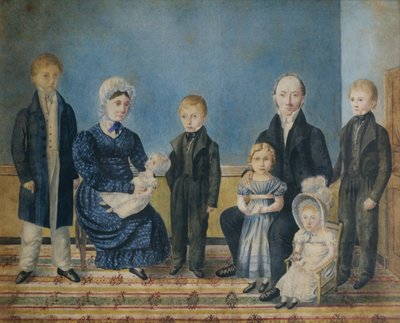 Portret rodziny autorstwa John Ritto Penniman