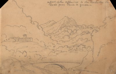 Podejście przez Apeniny do Rochetty autorstwa John Robert Cozens