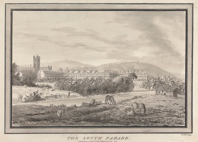 Kąpiel: South Parade autorstwa John Robert Cozens
