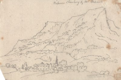 Między Chamberg a górą Meliant autorstwa John Robert Cozens