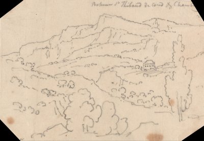 Między Saint-Thibaud-de-Couz i Chambery autorstwa John Robert Cozens