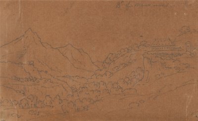 Bramans z Mauriennes autorstwa John Robert Cozens