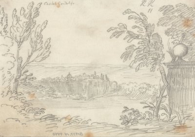 Castel Gandolfo autorstwa John Robert Cozens