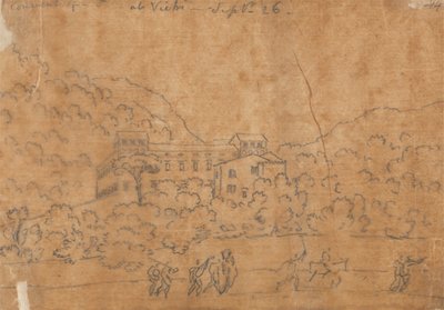 Klasztor w Vietri, 26 września autorstwa John Robert Cozens