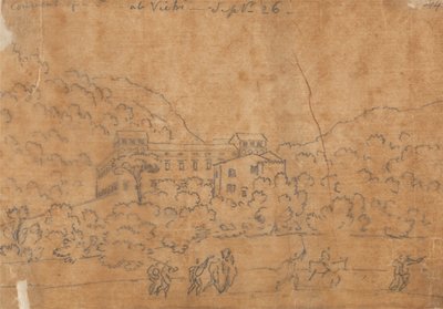 Klasztor w Vietri, 26 września autorstwa John Robert Cozens