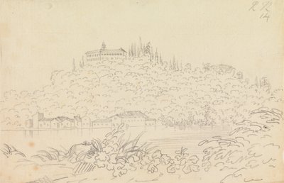Klasztor Monte Olivetto w pobliżu Florencji autorstwa John Robert Cozens