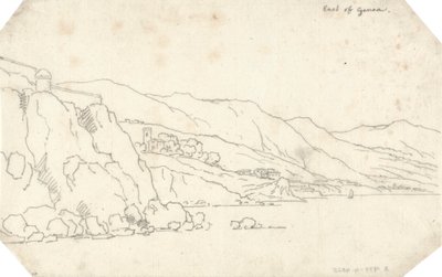Na wschód od Genui autorstwa John Robert Cozens