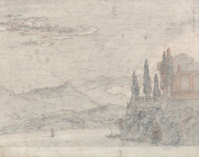 Wyspa Borromean, jezioro Maggiore autorstwa John Robert Cozens