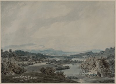 Włoski krajobraz autorstwa John Robert Cozens