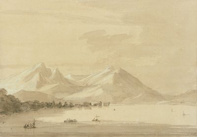 Jezioro Como (ołówek i pranie na papierze) (para 111238) autorstwa John Robert Cozens