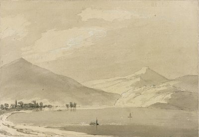 Jezioro Como (ołówek i pranie na papierze) (para 111239) autorstwa John Robert Cozens