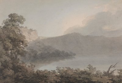 Jezioro Vico Między Rzymem a Florencją autorstwa John Robert Cozens