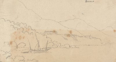 Monako autorstwa John Robert Cozens