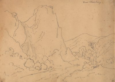 W pobliżu Chambery autorstwa John Robert Cozens