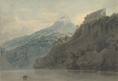 Nad Zatoką Salerno w pobliżu Vietri, wrzesień 1782 lub później. autorstwa John Robert Cozens
